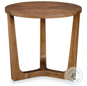 Bowery Place Cerused Chairside Table