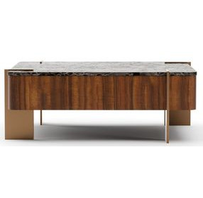 Altura Dark Emperador Stone Top Occasional Table Set