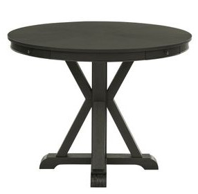 Rylie Black Round Counter Height Dining Room Set