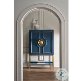 Cadence Blue Bar Cabinet