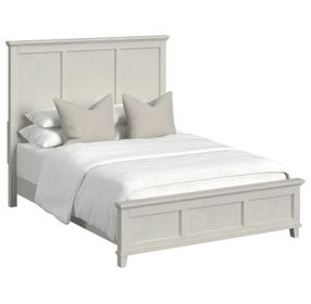 Henrik Ivory Queen Panel Bed