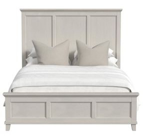 Henrik Ivory Queen Panel Bed