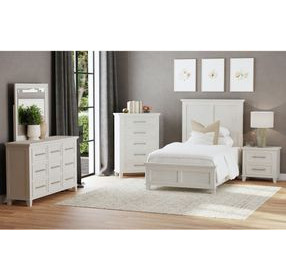 Henrik Ivory Twin Panel Bed