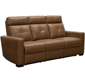 Cara Florida Saddle 83" Power Reclining Living Room Set with Power Headrests and Power Lumbar