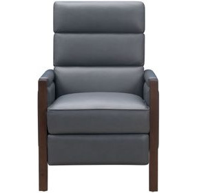 Carolyne Santa Fe Ocean Leather Push Thru The Arms Recliner