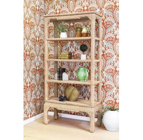 Cavalier Brown Etagere with 4 Shelves