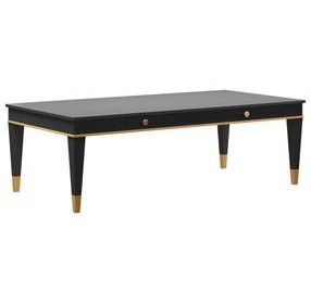 Boulevard Raven Black Rectangular Occassional Table Set