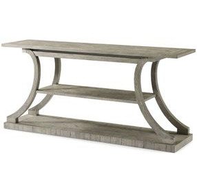 Echoes Gray Echo Oak Rectangular Console Table