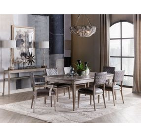 Echoes Gray Echo Oak 119" Extendable Rectangular Dining Table