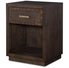 Monterey Hawthorne Dark 1 Drawer Small Nightstand