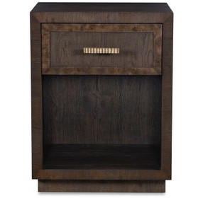 Monterey Hawthorne Dark 1 Drawer Small Nightstand