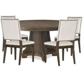 Monterey Hawthorne Dark Round Dining Room Set