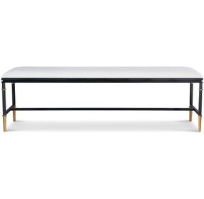 Monterey Cream Upholstered Accent Bench