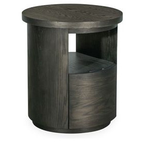 Saddlewood Coffee Bean Round End Table