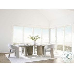 Arcadia Clay Open Back Arm Chair