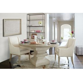 Santa Barbara Sandstone And Textured Cameo Round Dining Table