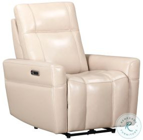 Branford Steamboat Quartz Leather Zero Gravity Power Recliner