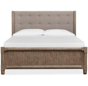 Claremont Smokey Taupe Upholstered Panel Bedroom Set