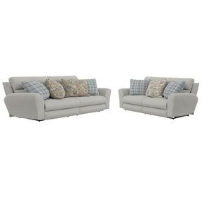 Chappy Linen Power Lay Flat Living Room Set