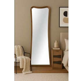 Blue Mallee Brown Rectangular Floor Mirror