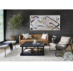 Charley Drifted Black Coffee Table