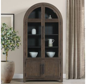 Burlington Brown 4 Door Curio Cabinet