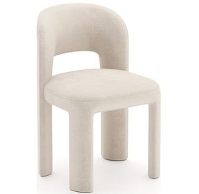 Overlap Ivory Upholstered Side Chair