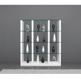 Cloud White High Gloss Wall Unit