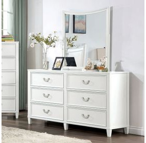 Lycoris White Dresser Mirror