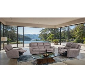Demetrius Brown Power Reclining Loveseat with USB Charging