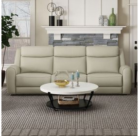 Jacobus Beige 87" Manual Reclining Sofa