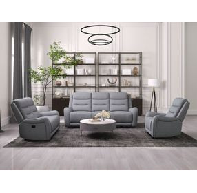 Matthias Gray Manual Reclining Living Room Set