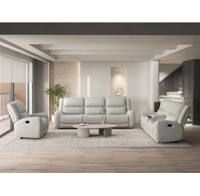 Giraldus Beige Manual Reclining Living Room Set