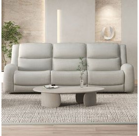 Giraldus Beige Manual Reclining Living Room Set
