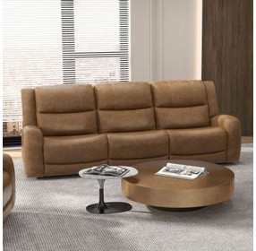 Leolinus Brown Manual Reclining Living Room Set