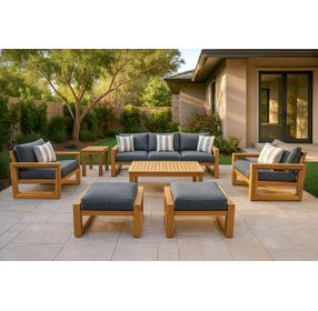 Bristol Bay Gray Outdoor Club Chair