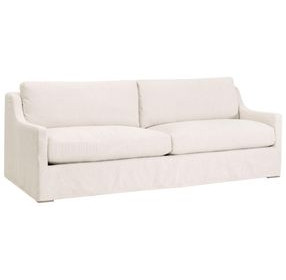 Colin Cream Performance Fabric 94" Outdoor Slipcover Sofa