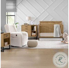 Newport Natural Oak Convertible Standard Crib