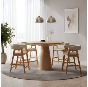Cove Natural 48" Round Counter Height Table