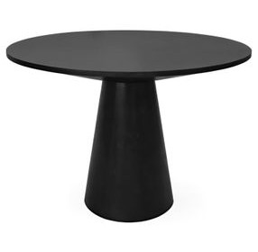 Cove Vintage Black Round Counter Height Dining Room Set