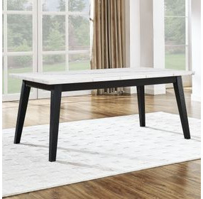 Vida White 72" Rectangular Dining Table