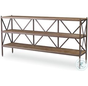 Details Nob Oak Veneers And Bronze Hill Console Table