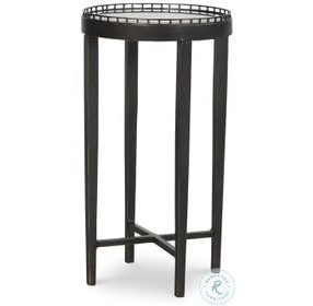 Logan Glass And Oil Rubbed Bronze Round Drink Table