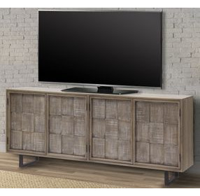 Crossings Casablanca Driftwood 78" TV Stand