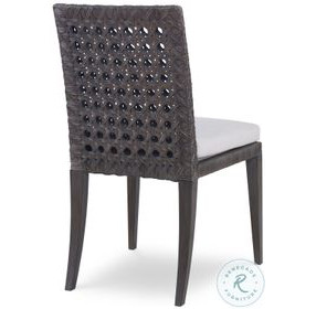 Litchfield Mink Grey And Flax Side Chair