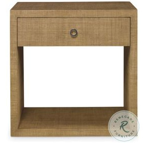 Charleston Sand 1 Drawer Large Nightstand
