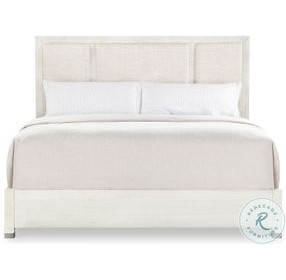 Atlas Off White King Platform Bed