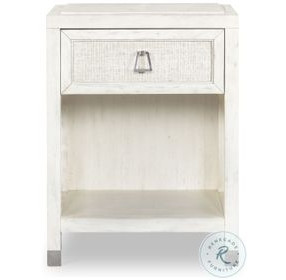Atlas Off White 1 Drawer Nightstand