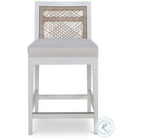 Pasadena White And Flax Counter Height Stool