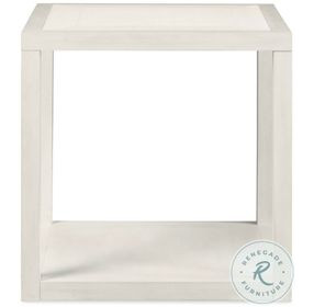 Atlas Off White Side Table